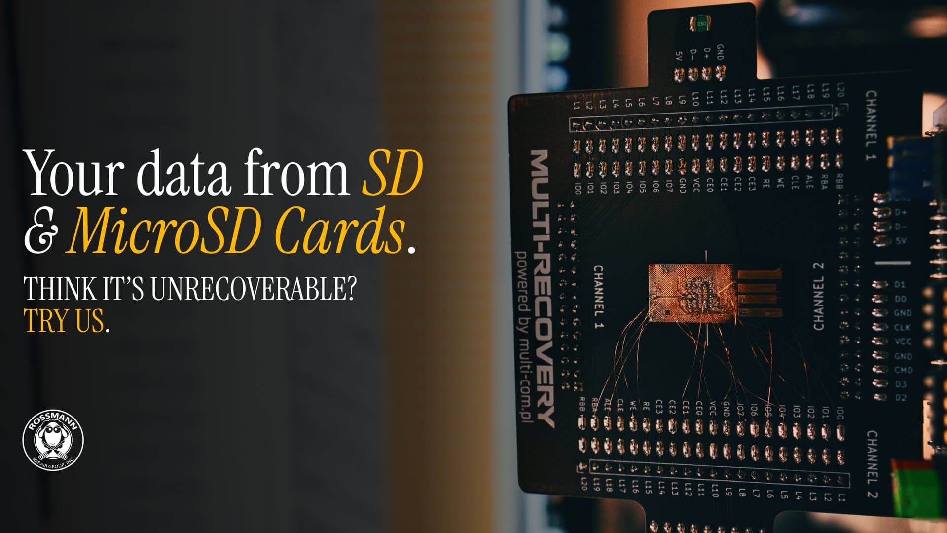 SD card recovery cover