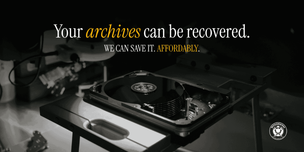 Hard drive recovery cover